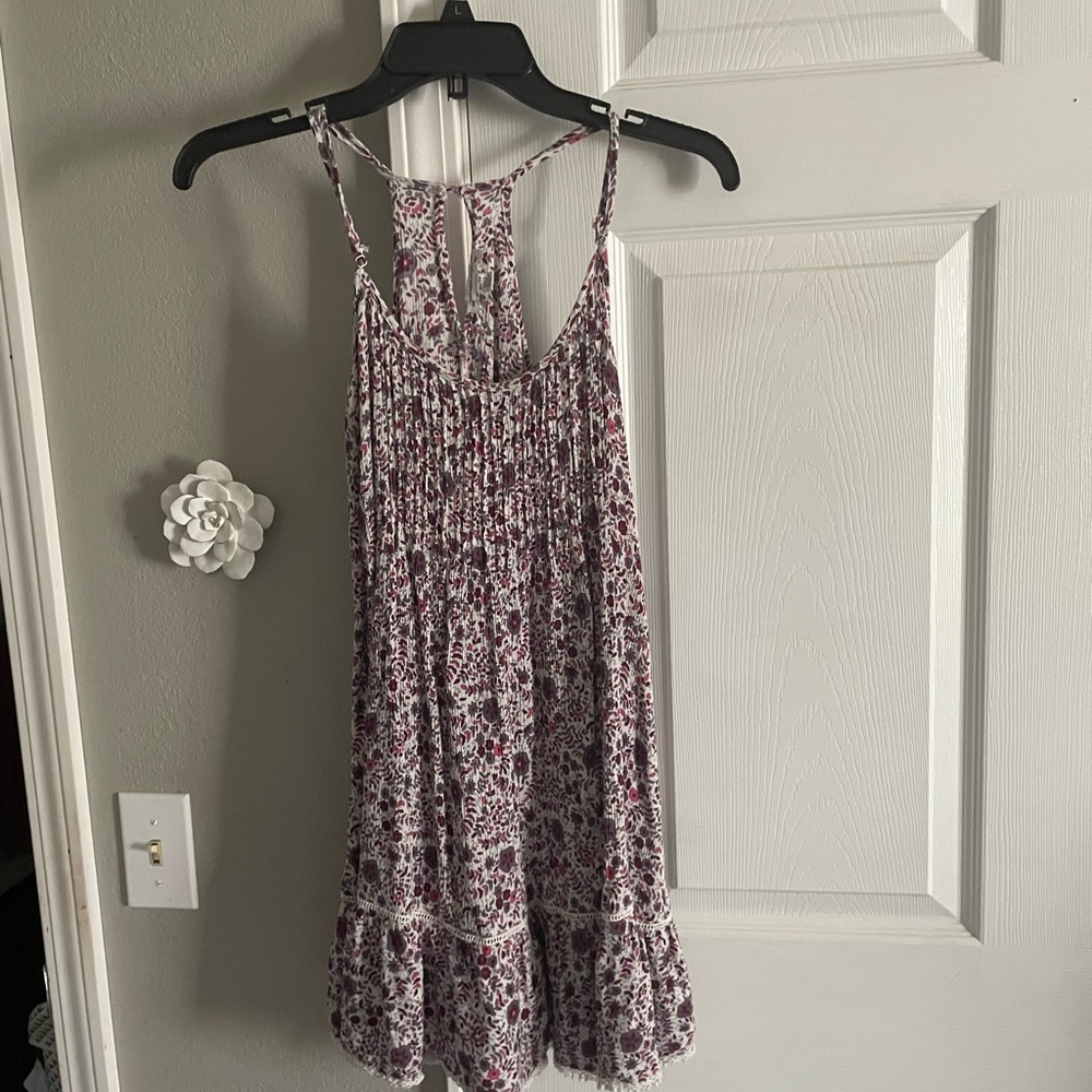 American Eagle Floral Sleeveless Dress